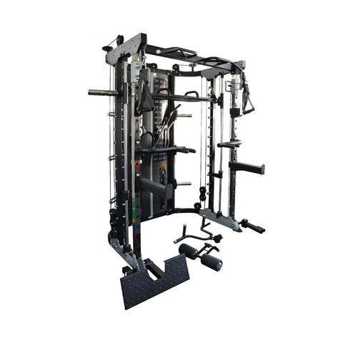 G-Series G12™ All-In-One Trainer - Double Pulley (2 x 90.5 kg), Smith Machine, Multifunktionstrainer, Rack und Beinpresse