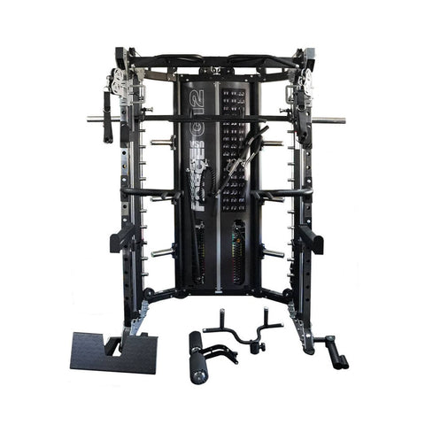 G-Series G12™ All-In-One Trainer - Double Pulley (2 x 90.5 kg), Smith Machine, Multifunktionstrainer, Rack und Beinpresse