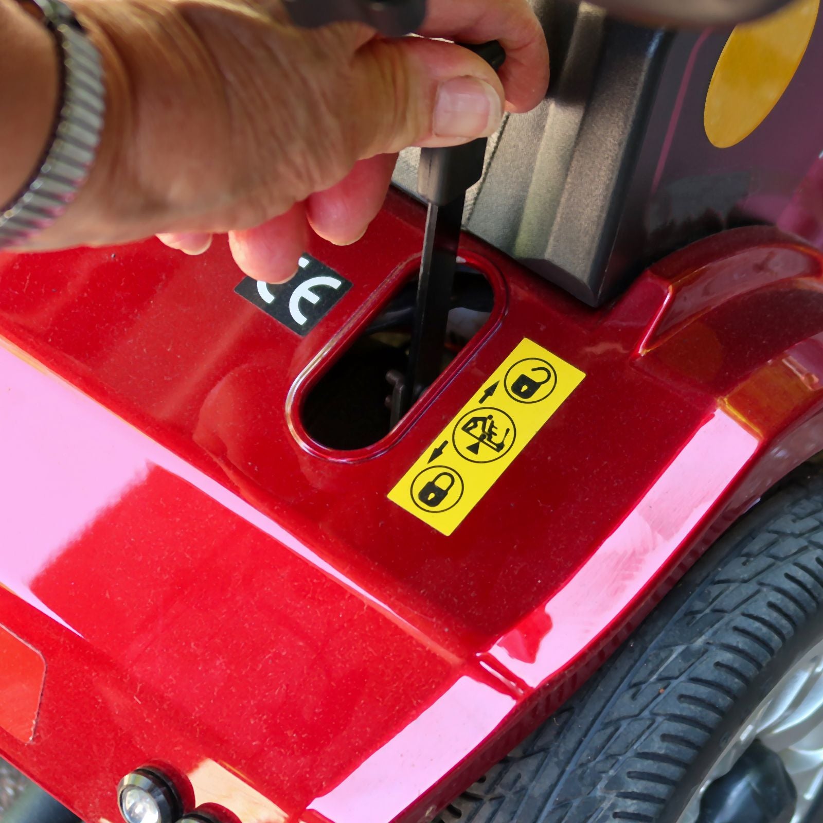 Rolektro E-Quad 6 Blei-Gel, Rot, 6 km/h