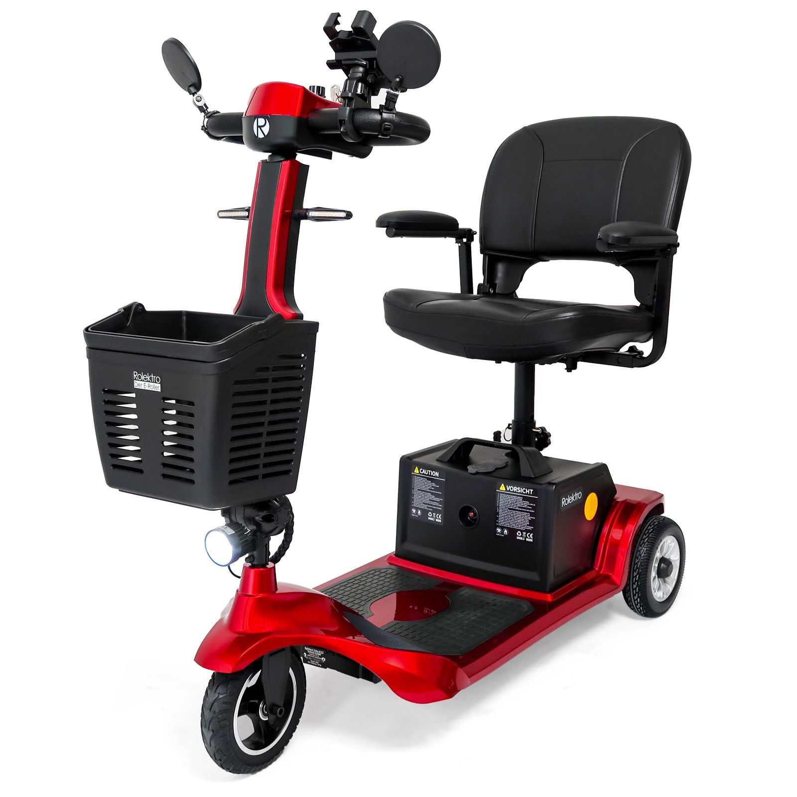 Rolektro E-Trike 6 V.3 Lithium, Rot, 6 km/h