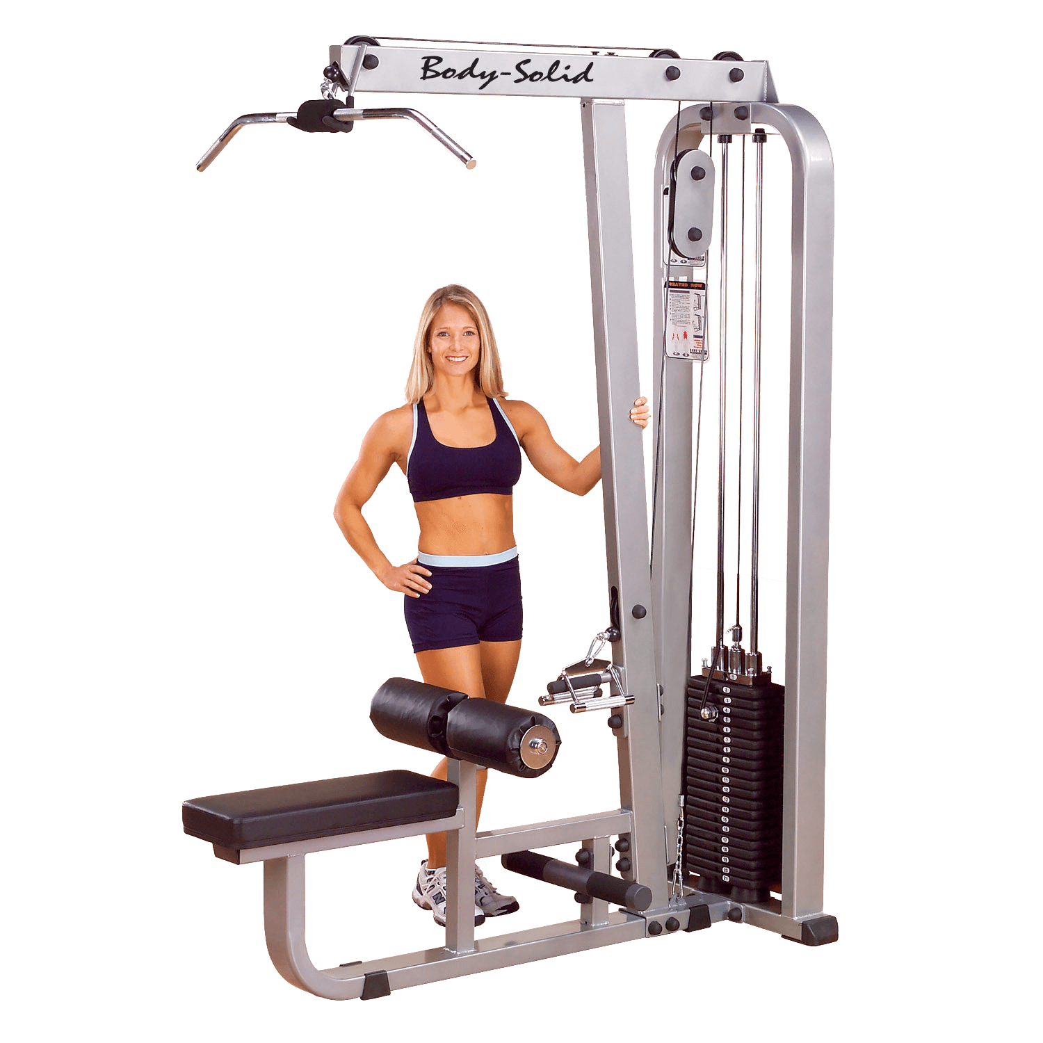 Body Solid Pro ClubLine Latzug und Ruder-Maschine SLM-300