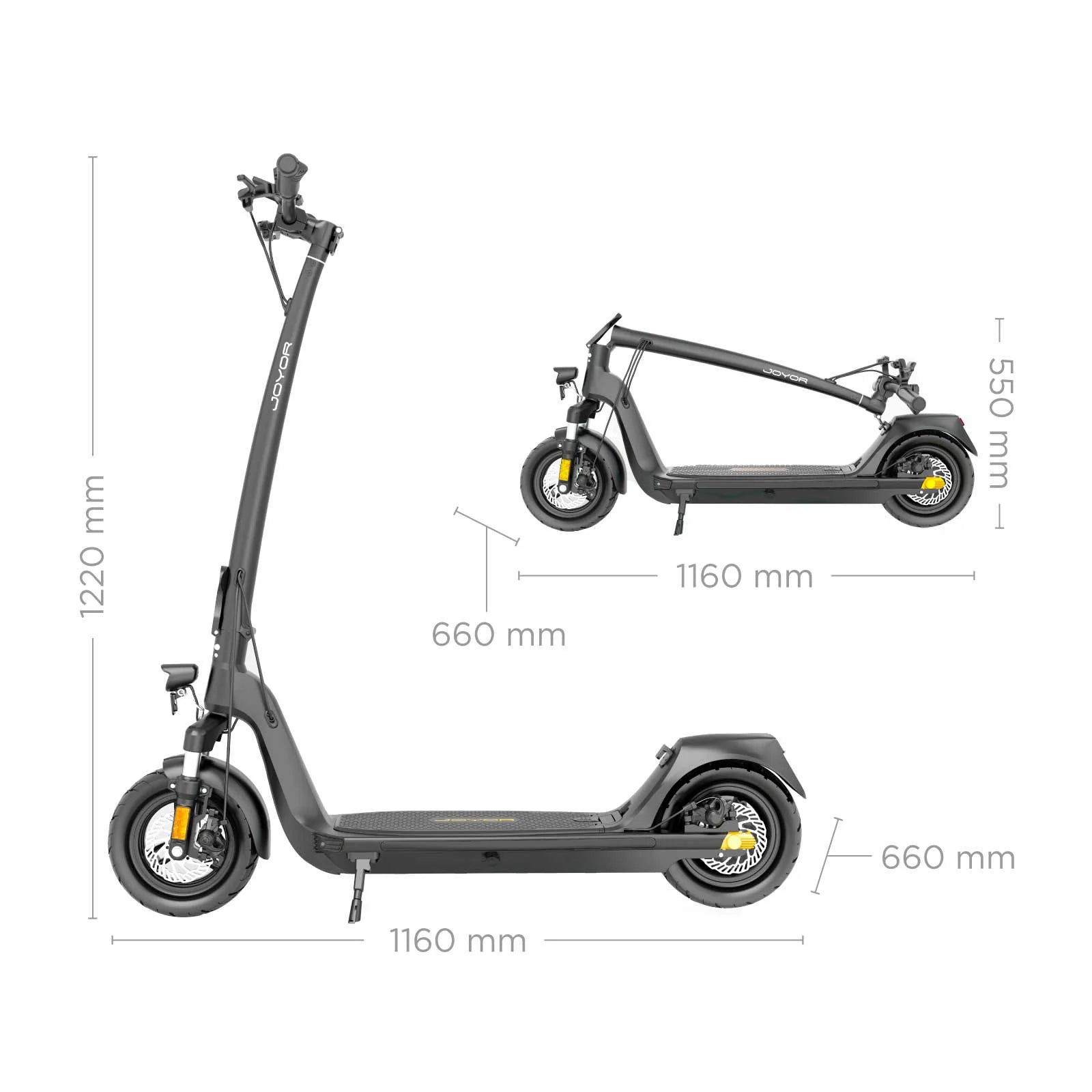 Joyor C10-E ABE 20km/h, E-Scooter mit Straßenzulassung