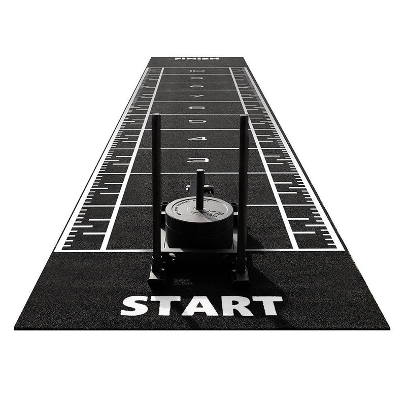 Sprinttrack 12x2m mit Markierung