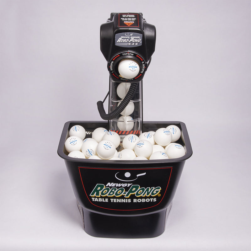 Donic Newgy Robo-Pong 545 mit Versa Ballfangnetz inkl. 48 Coach P40+ Bälle