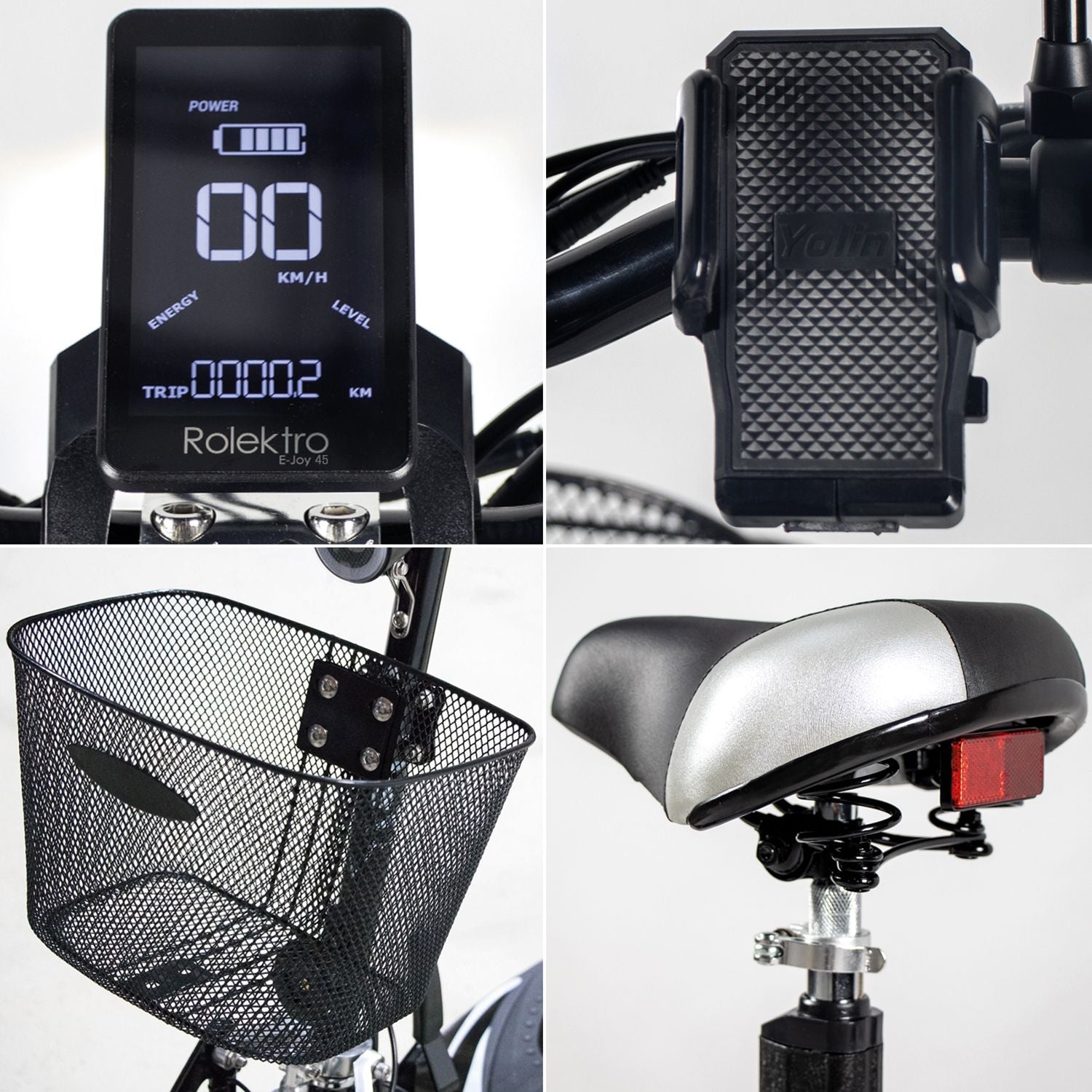 Rolektro E-Joy 45 Lithium, Schwarz, 45 km/h