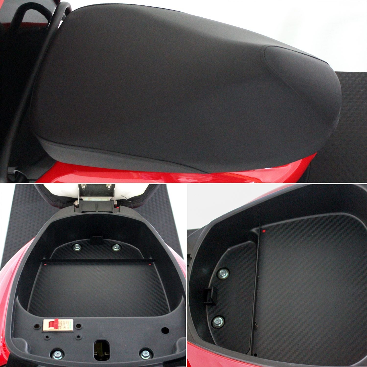 Rolektro E-Carrier 25 V.2 Blei-Gel, Rot, ohne Koffer, 25 km/h