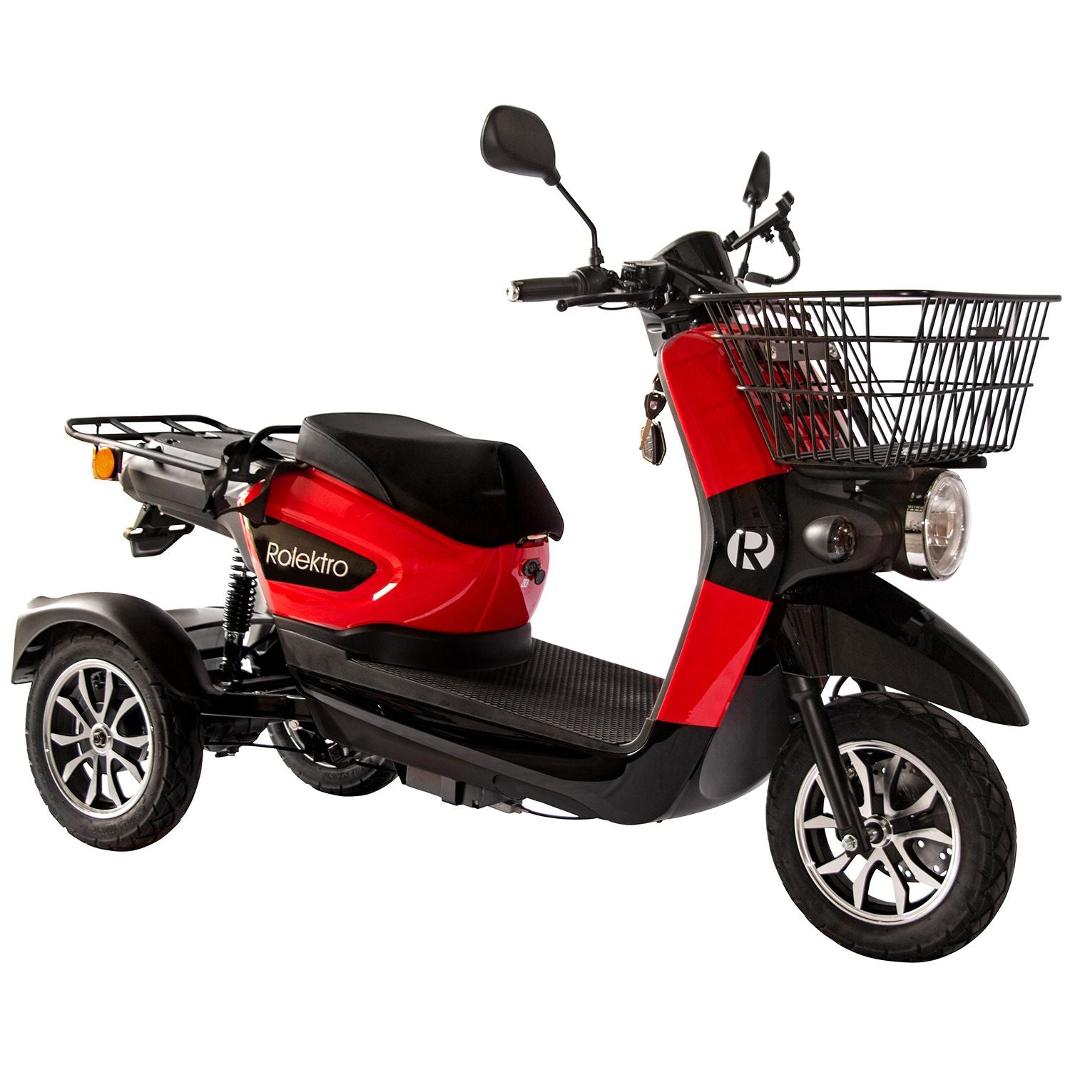 Rolektro E-Carrier 25 V.2 Blei-Gel, Rot, ohne Koffer, 25 km/h