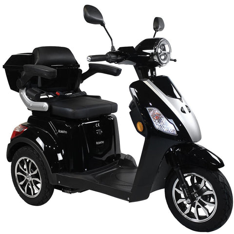 Rolektro, E-Trike 25 V.2, Farbe Schwarz, 1000 Watt / 60 V